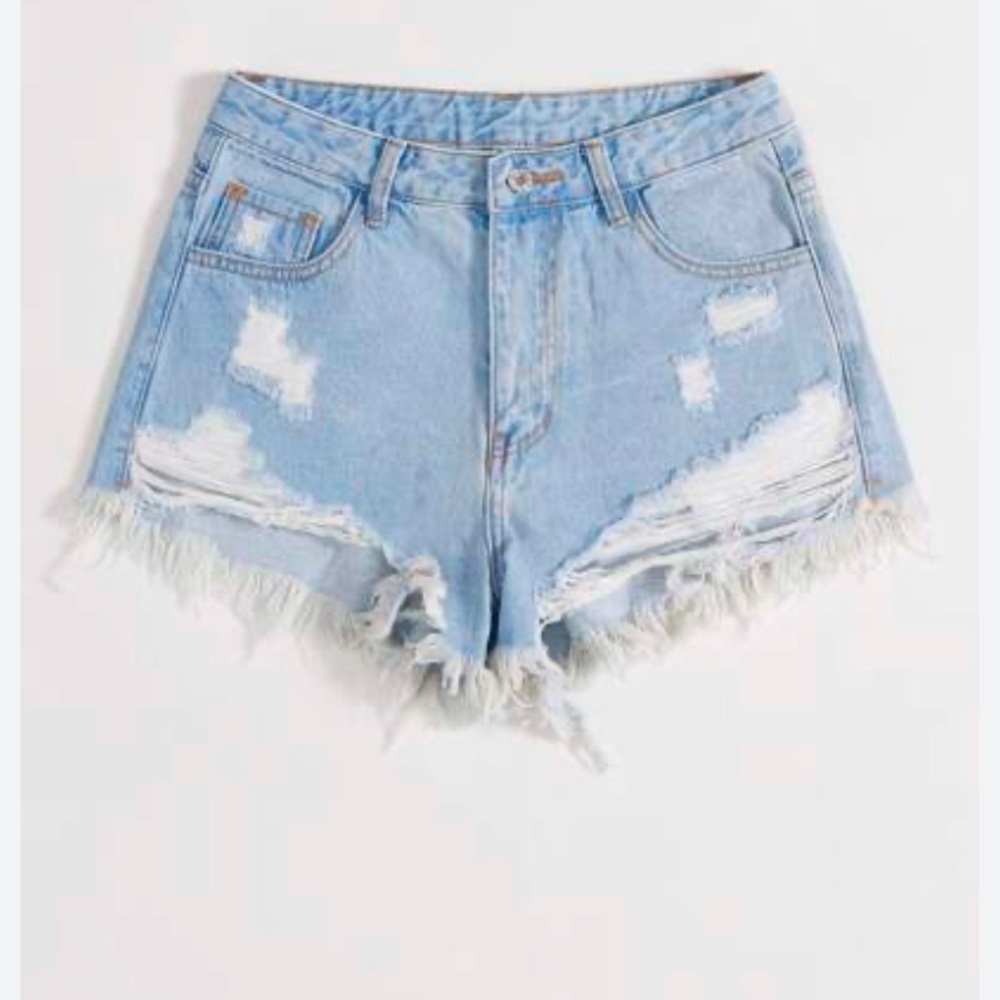 SHEIN festival fringe shorts size xxsmall